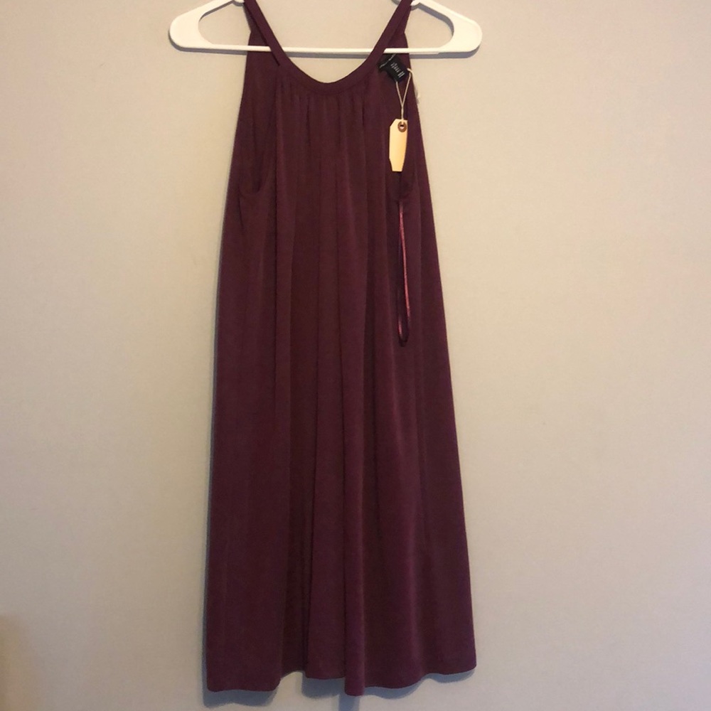 Purple flowy dress